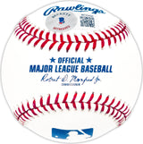 Juan Marichal Autographed Official MLB Baseball San Francisco Giants "Dominican Dandy" Beckett BAS Witness Stock #227980