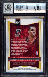 Damian Lillard Autographed 2012-13 Panini Select Rookie Card #150 Portland Trail Blazers BGS 9 Auto Grade Gem Mint 10 Beckett BAS Stock #214861