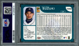 Ichiro Suzuki Autographed 2001 Topps Chrome Traded Rookie Card #T266 Seattle Mariners Auto Grade Gem Mint 10 PSA/DNA #61265870