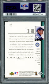 Ichiro Suzuki Autographed 2001 Upper Deck Rookie Card #271 Seattle Mariners PSA 9 Auto Grade Gem Mint 10 PSA/DNA #61266074