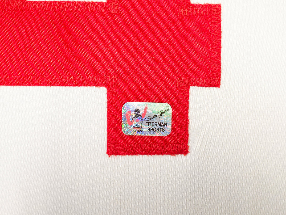 Cincinnati Reds Pete Rose Autographed White & Red Baseball Jersey PR Holo Stock #228778