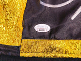 Floyd Mayweather Jr Autographed Black & Gold Boxing Trunks JSA Stock #228781
