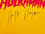 Hulk Hogan Autographed Yellow WWE Hulkamania T-Shirt JSA Stock #228800