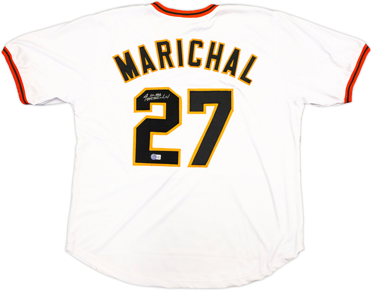 San Francisco Giants Juan Marichal Autographed White Baseball Jersey Beckett BAS Witness Stock #228081