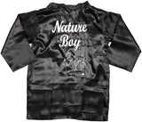 Ric Flair Autographed Black Wrestling Robe "16x" JSA Stock #227977