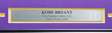 Kobe Bryant Autographed Framed 16x20 Photo Los Angeles Lakers "XX" #14/24 Panini, PSA/DNA & Beckett BAS #AE19143