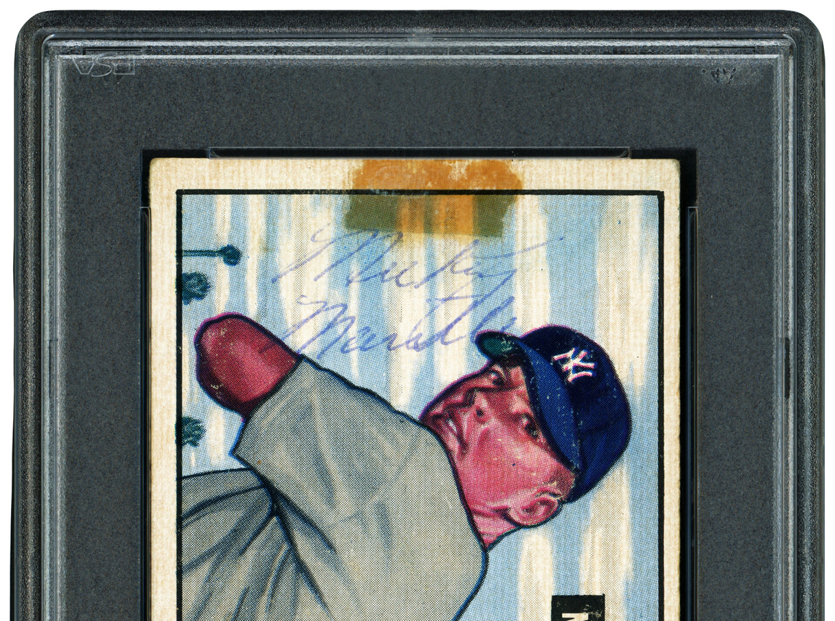 Mickey Mantle Autographed 1951 Bowman Rookie Card #253 New York Yankees Vintage Rookie Signature PSA/DNA #63150291