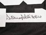 Pittsburgh Steelers Donnie Shell Autographed Black Jersey "HOF 20" Beckett BAS Witness Stock #214996