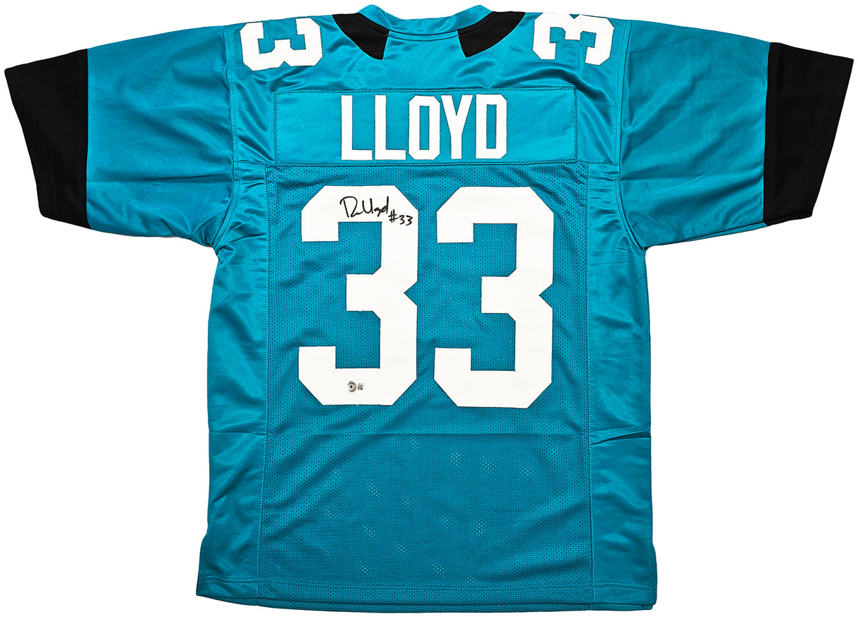 Jacksonville Jaguars Devin Lloyd Autographed Teal Jersey Beckett BAS Witness Stock #215006