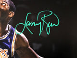 Larry Bird & Magic Johnson Autographed 16x20 Photo Boston Celtics & Los Angeles Lakers Beckett BAS Witness Stock #215032