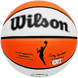 Diana Taurasi Autographed Authentic White Panel Indoor/Outdoor Basketball Phoenix Mercury "3X WNBA CHAMPS" Beckett BAS QR Stock #214840
