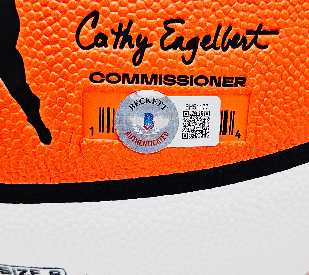 Diana Taurasi Autographed Authentic White Panel Indoor/Outdoor Basketball Phoenix Mercury "3X WNBA CHAMPS" Beckett BAS QR Stock #214840