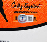Diana Taurasi Autographed Authentic White Panel Indoor/Outdoor Basketball Phoenix Mercury "3X WNBA CHAMPS" Beckett BAS QR Stock #214840