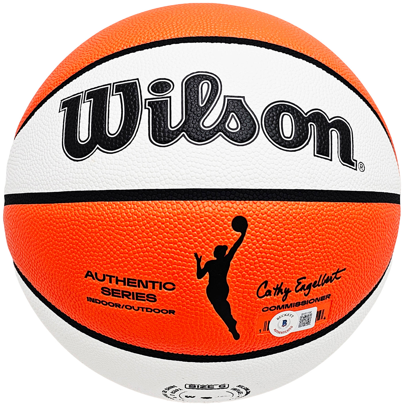 Sue Bird Autographed Authentic White Panel Indoor/Outdoor Basketball Seattle Storm "Seattle Storm 2002-2022" Beckett BAS QR Stock #214845