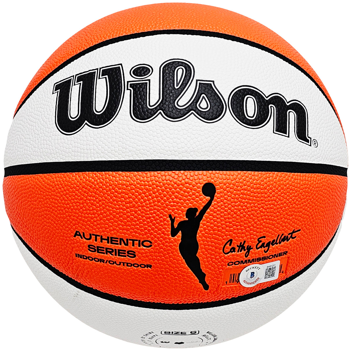 Sue Bird Autographed Authentic White Panel Indoor/Outdoor Basketball Seattle Storm "4X WNBA CHAMPS" Beckett BAS QR Stock #214844