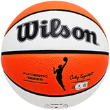 Sue Bird Autographed Authentic White Panel Indoor/Outdoor Basketball Seattle Storm "4X WNBA CHAMPS" Beckett BAS QR Stock #214844