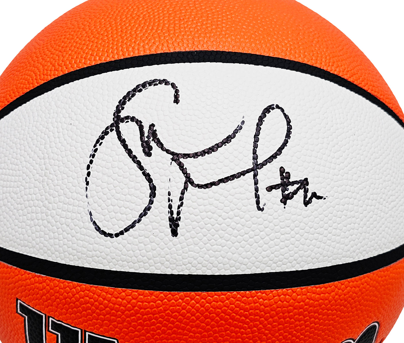 Sue Bird Autographed Authentic White Panel Indoor/Outdoor Basketball Seattle Storm Beckett BAS QR Stock #214843