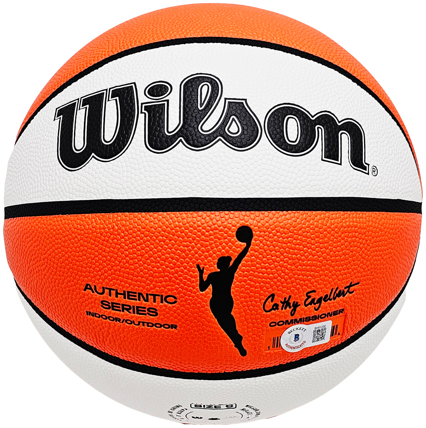 Sue Bird Autographed Authentic White Panel Indoor/Outdoor Basketball Seattle Storm Beckett BAS QR Stock #214843