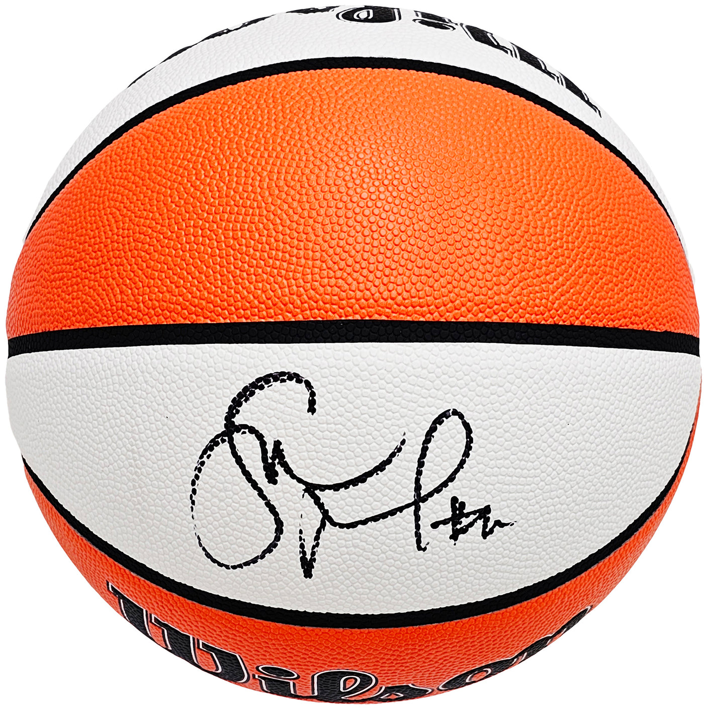 Sue Bird Autographed Authentic White Panel Indoor/Outdoor Basketball Seattle Storm Beckett BAS QR Stock #214843