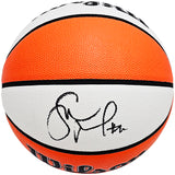 Sue Bird Autographed Authentic White Panel Indoor/Outdoor Basketball Seattle Storm Beckett BAS QR Stock #214843