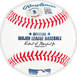Wade Boggs Autographed Official MLB Baseball Boston Red Sox "5x AL Batting Champ" Beckett BAS Witness Stock #215040