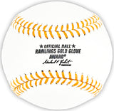 Ken Griffey Jr. Autographed Official Gold Glove Logo Baseball Seattle Mariners Beckett BAS Witness Stock #206029