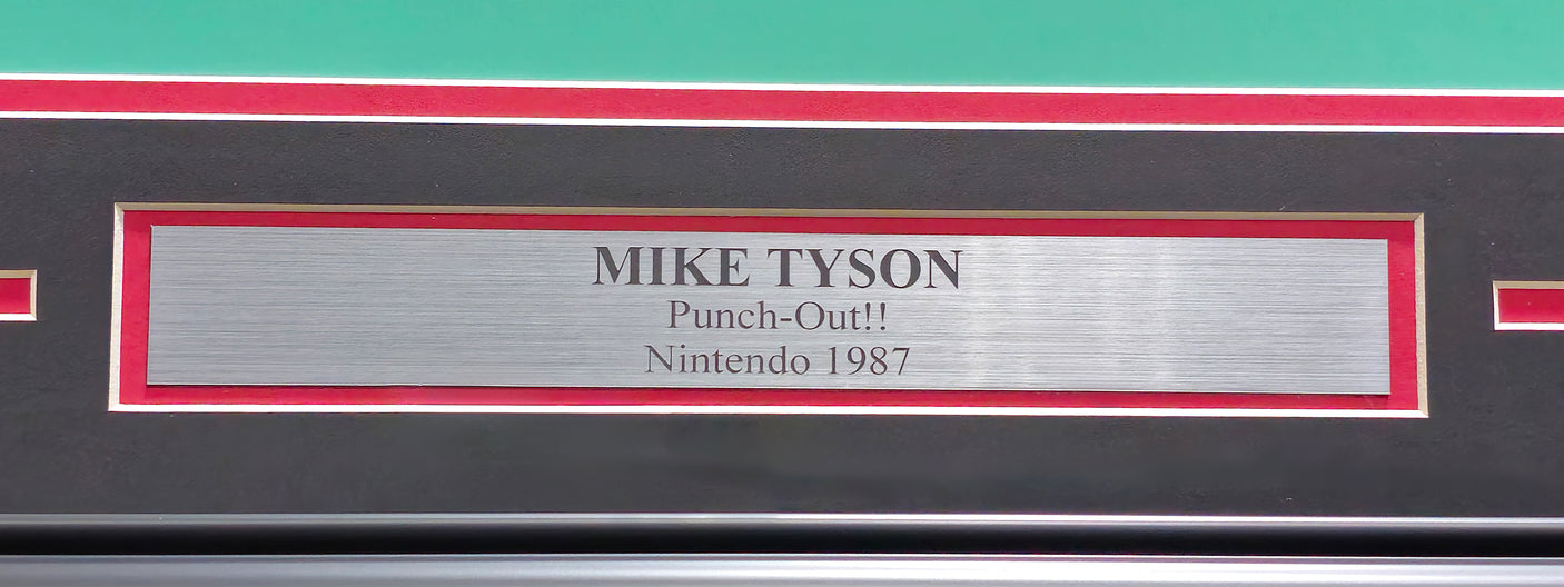 Mike Tyson Autographed Framed 16x20 Photo Nintendo Punch-Out!! Beckett BAS QR Stock #224813