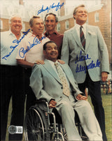 Brooklyn Dodgers Legends Autographed 8x10 Photo With 4 Signatures Including Sandy Koufax & Don Drysdale Beckett BAS #AE31021