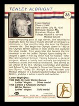 Tenley Albright Autographed 1991 Impel U.S. Olympics Card #38 "Hello Willis" SKU #240719