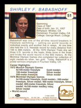Shirley Babashoff Autographed 1991 Impel U.S. Olympics Card #51 SKU #240720