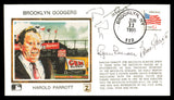Harold Parrott's Family Autographed First Day Cover Brooklyn Dodgers SKU #240739