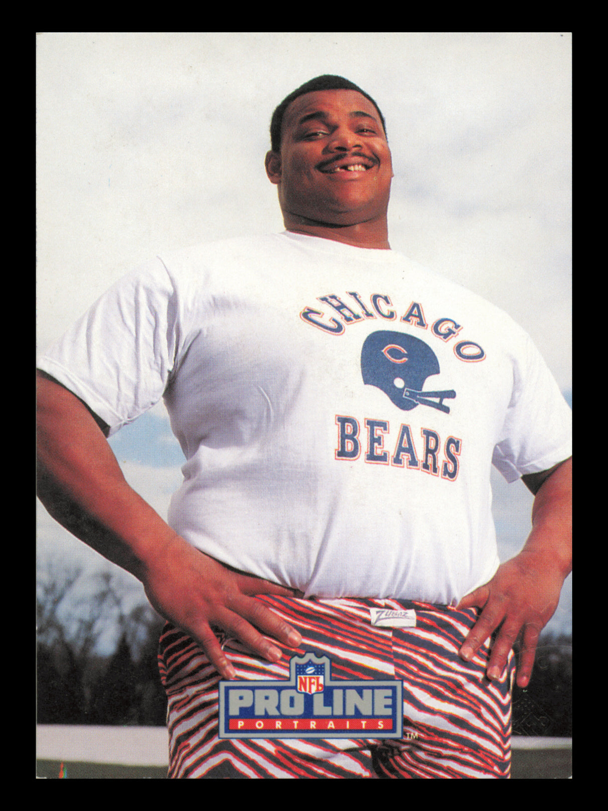 William Refrigerator Perry Autographed 1991 Pro Line Portraits Card #192 Chicago Bears SKU #240987