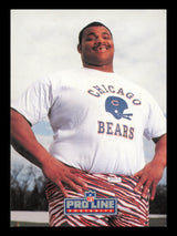 William Refrigerator Perry Autographed 1991 Pro Line Portraits Card #192 Chicago Bears SKU #240987