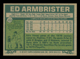 Ed Armbrister Autographed 1977 Topps Card #203 Card Cincinnati Reds SKU #241087