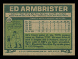 Ed Armbrister Autographed 1977 Topps Card #203 Card Cincinnati Reds SKU #241088