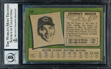 Johnny Bench Autographed 1971 Topps Card #250 Cincinnati Reds Auto Grade Gem Mint 10 Beckett BAS #13015845
