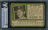 Ted Simmons Autographed 1971 Topps Rookie Card #117 St. Louis Cardinals Beckett BAS #14862579