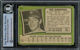Ted Simmons Autographed 1971 Topps Rookie Card #117 St. Louis Cardinals Beckett BAS #14862569