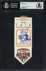 Ken Griffey Jr. Autographed 1992 All Star Game Ticket Seattle Mariners "92 AS MVP" Beckett BAS #13447235