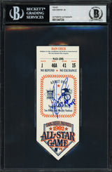 Ken Griffey Jr. Autographed 1992 All Star Game Ticket Seattle Mariners "92 AS MVP" Beckett BAS #13447236