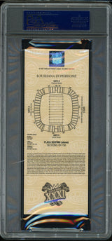 Desmond Howard Autographed 1997 Super Bowl Ticket Gold Variation Green Bay Packers PSA 9 "SB XXXI MVP" PSA/DNA #20009940