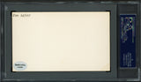 Joe Agler Autographed 3x5 Index Card Washington Senators PSA/DNA #83860249