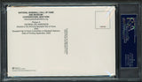 Sparky Anderson Autographed Hall of Fame HOF Plaque Postcard Cincinnati Reds PSA/DNA #83721545