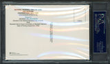 Sparky Anderson Autographed Hall of Fame HOF Plaque Postcard Cincinnati Reds PSA/DNA #83721556