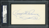 Carroll "Boardwalk" Brown Autographed 3x5 Index Card New York Yankees, Philadelphia A's "1911 + 1917" PSA/DNA #83862081