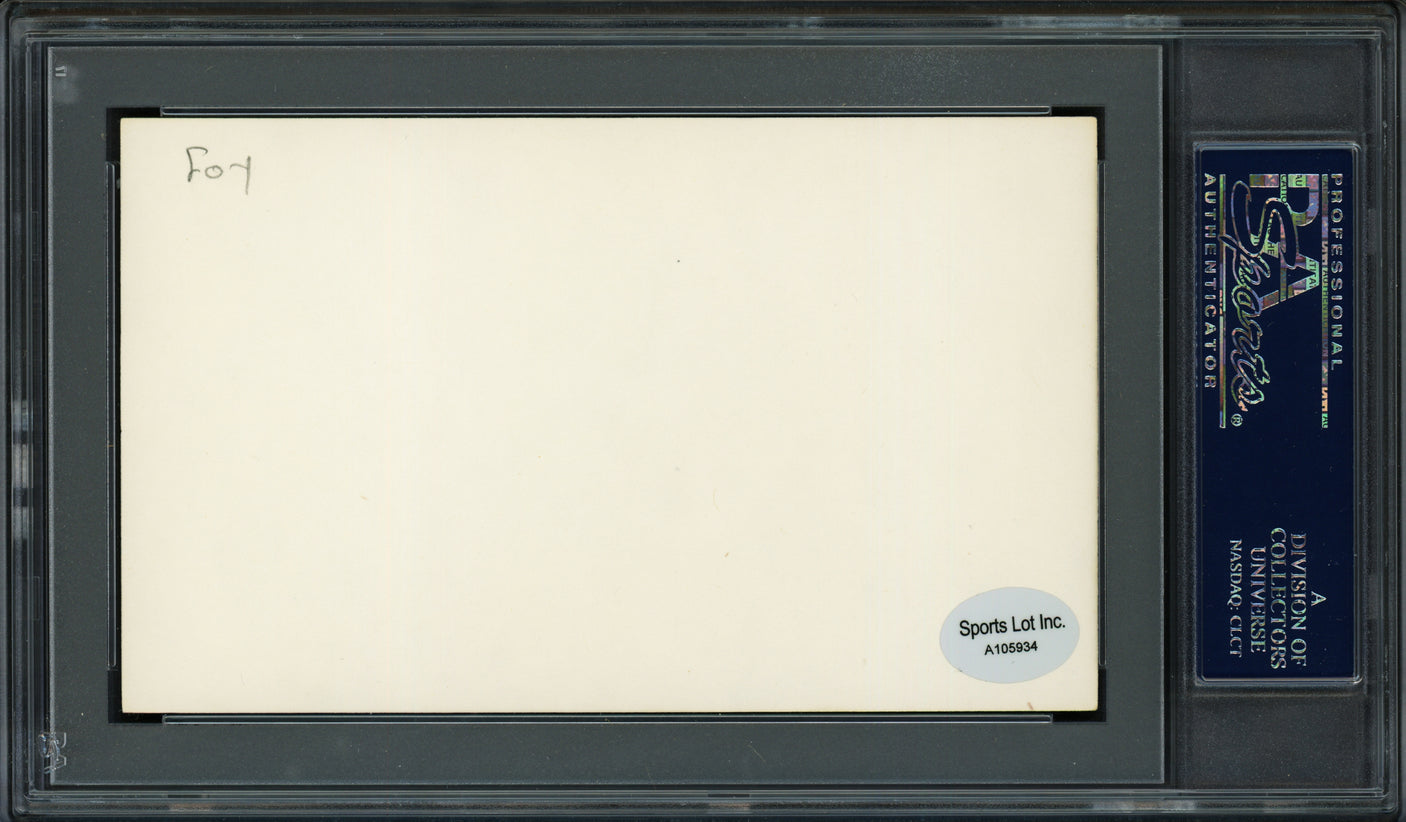 Joe Foy Autographed 3x5 Index Card Boston Red Sox, New York Mets PSA/DNA #83862493