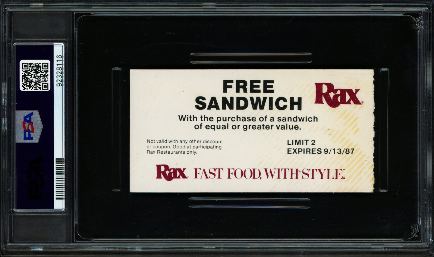 Ken Griffey Jr. Autographed Ticket Stub Bellingham Mariners PSA 8 Auto Grade Gem Mint 10 PSA/DNA #92381116