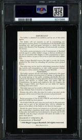 Ken Griffey Jr. Autographed 1990 All-Star Game Ticket Stub Seattle Mariners Auto Grade Gem Mint 10 "1st ASG" PSA/DNA #92310985