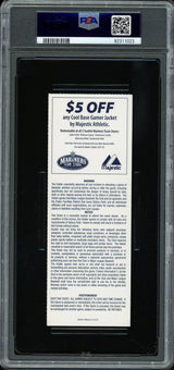 Ken Griffey Jr. Autographed 2010 Final Game Ticket Seattle Mariners Auto Grade Gem Mint 10 PSA/DNA #92311023