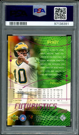 Tom Brady Autographed 2000 U.D. IONIX Rookie Card #77 New England Patriots Auto Grade Gem Mint 10 PSA/DNA #97138391